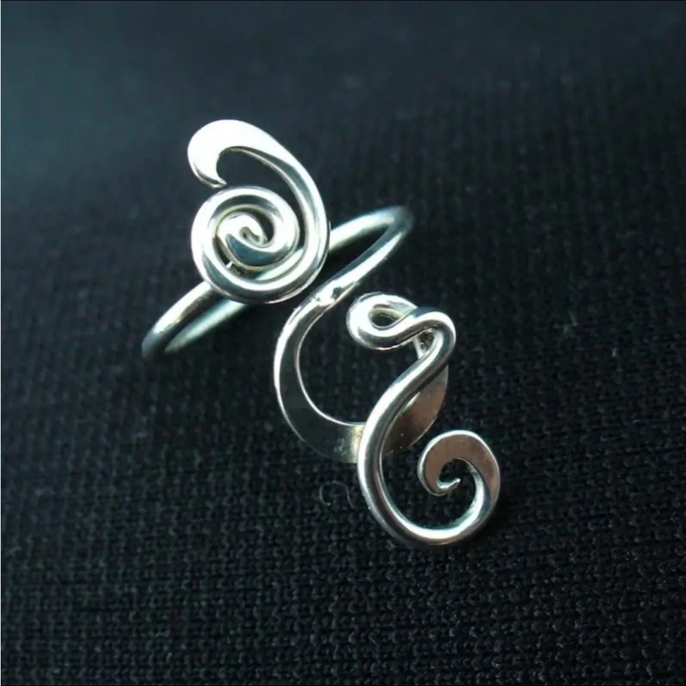 Ring, Toe Ring, Adjustable, Unisex, New, Silver